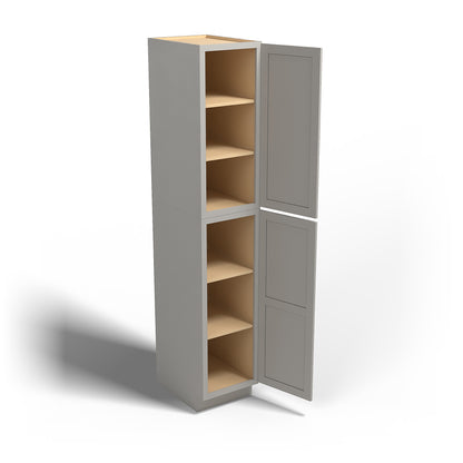 Special Order - 18" x 96" Wall Pantry Stone Harbor Gray - WP1896 GHI Pantries Special Order SPSHG Stone Harbor Gray