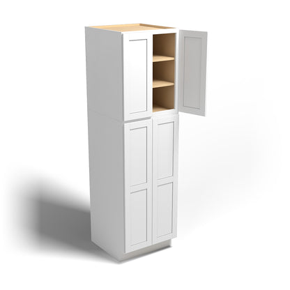 Special Order - 24" x 84" Wall Pantry Arcadia White - WP2484 Arcadia White GHI Pantries SPACW Special Order