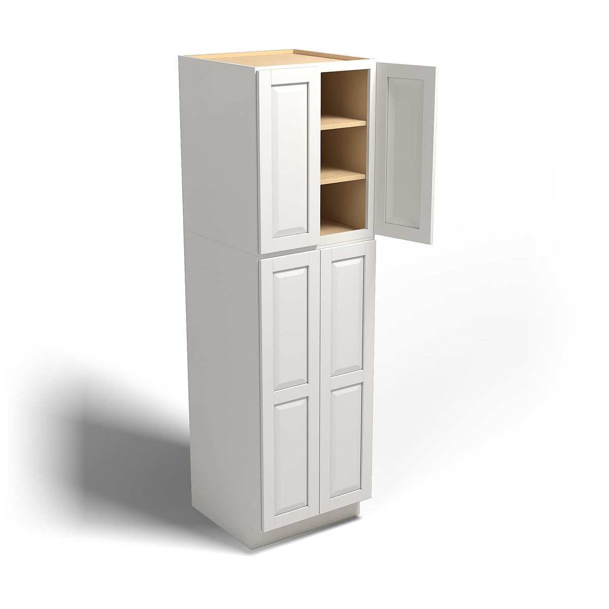 Special Order - 24" x 84" Wall Pantry Newport White - WP2484 GHI Newport White Pantries Special Order SPNPW