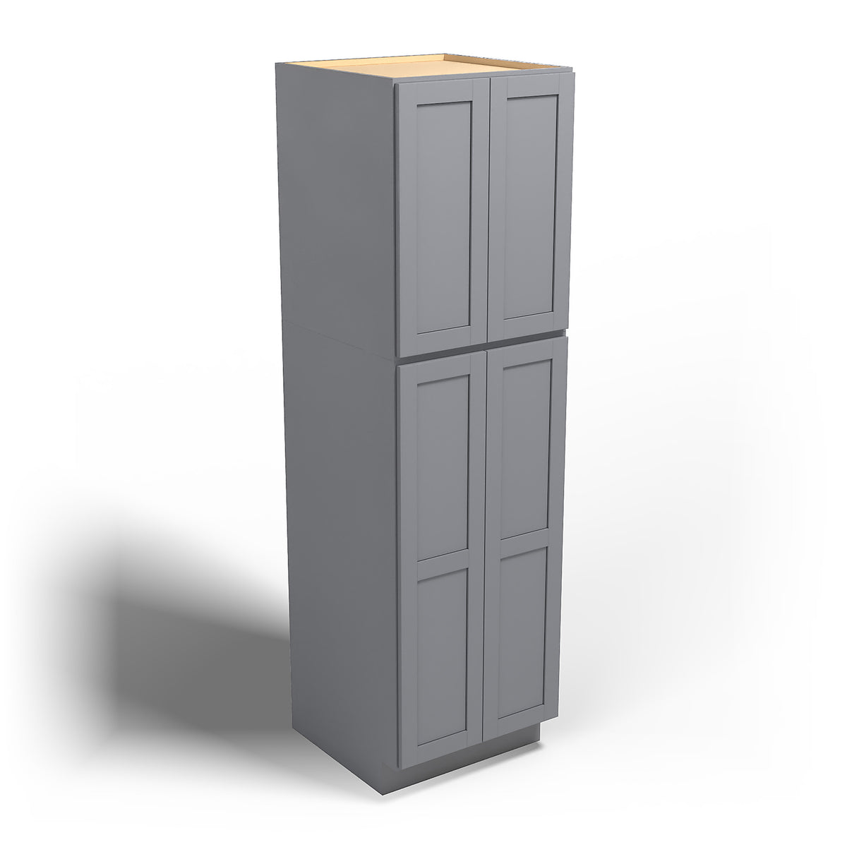 Special Order - 24" x 84" Wall Pantry Pacific Gray - WP2484 GHI Pacific Gray Pantries Special Order SPPGS
