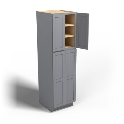 Special Order - 24" x 84" Wall Pantry Pacific Gray - WP2484 GHI Pacific Gray Pantries Special Order SPPGS