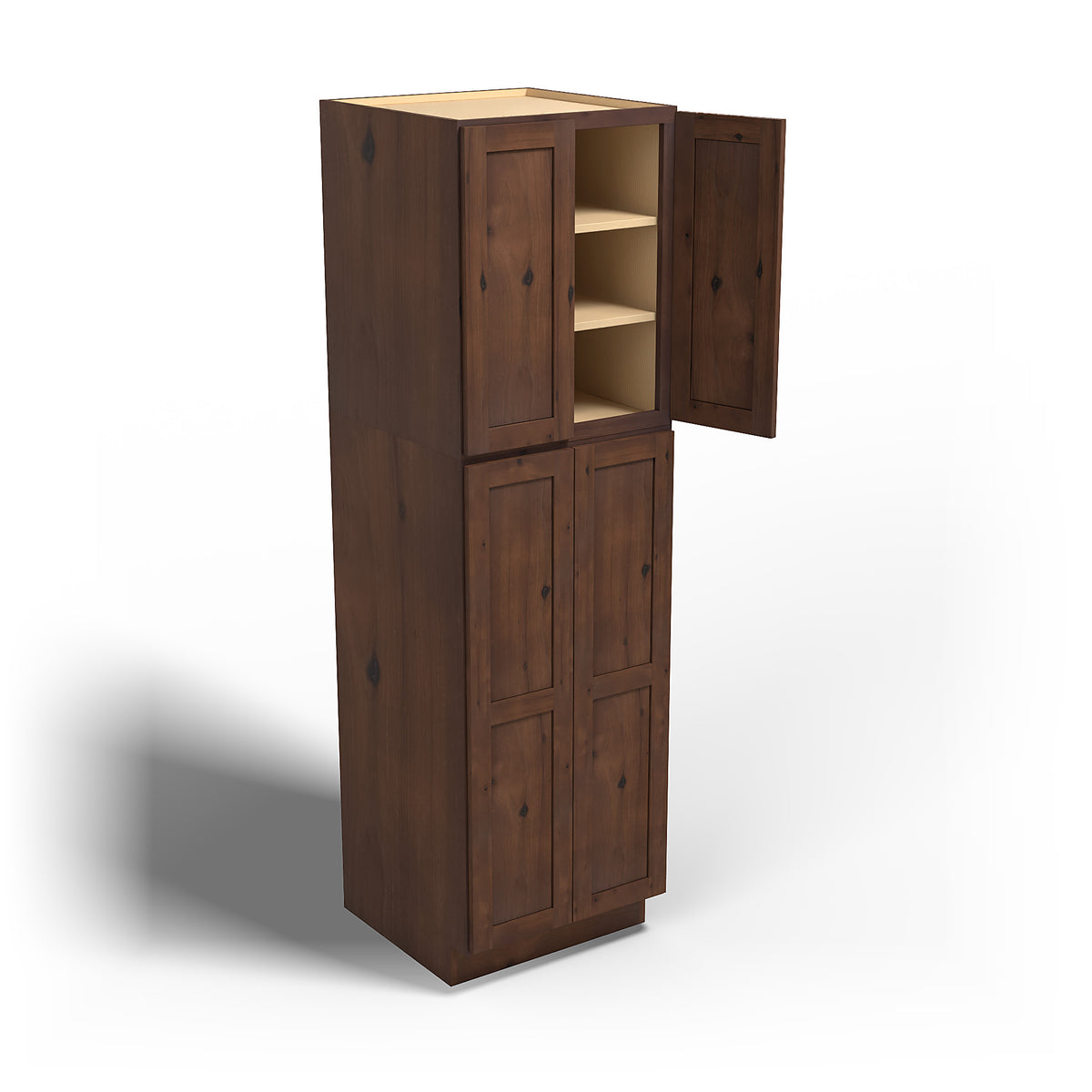 Special Order - 24" x 84" Wall Pantry Rustic Walnut - WP2484 GHI Pantries Rustic Walnut Special Order SPRWS
