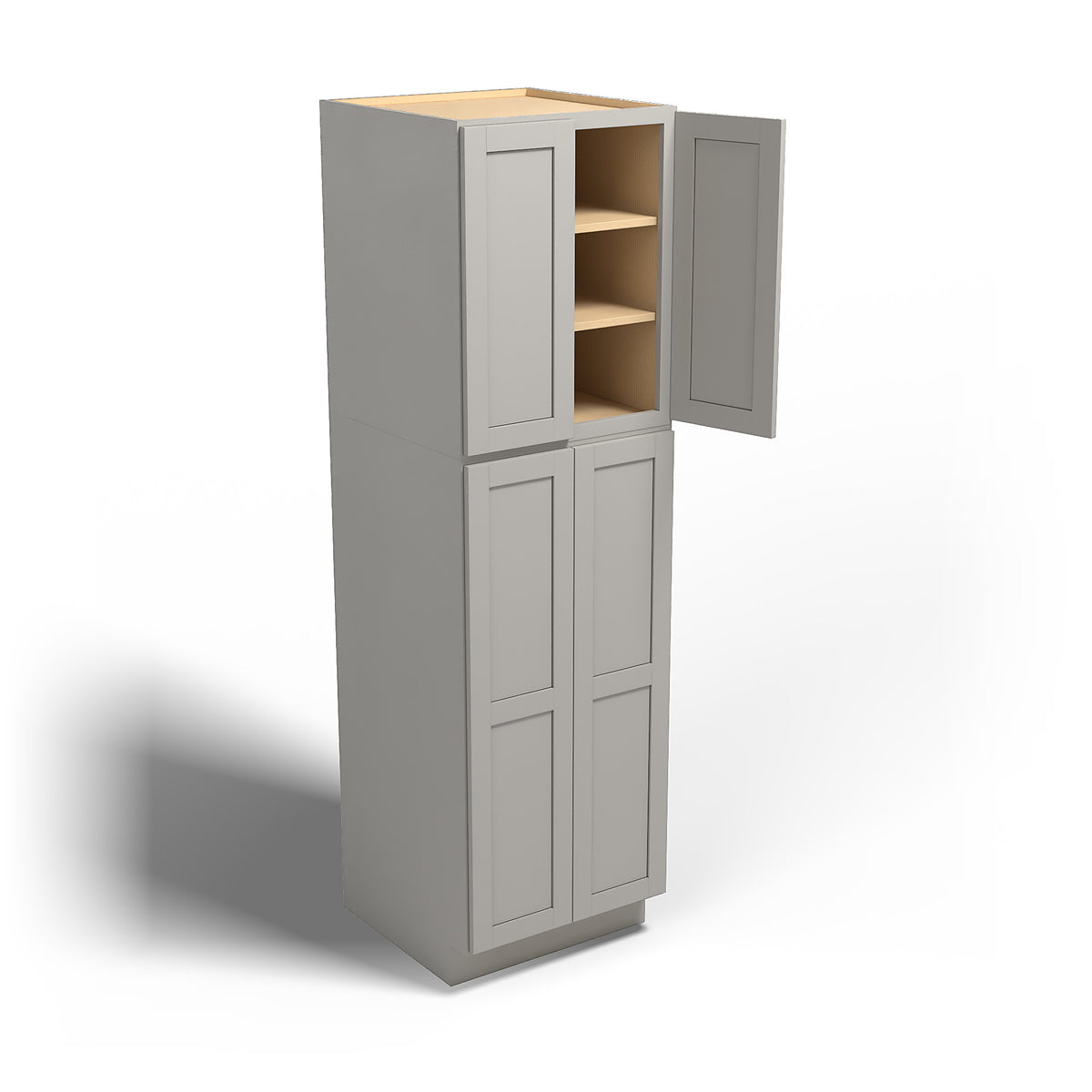 Special Order - 24" x 84" Wall Pantry Stone Harbor Gray - WP2484 GHI Pantries Special Order SPSHG Stone Harbor Gray