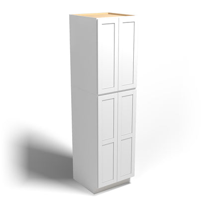Special Order - 24" x 90" Wall Pantry Arcadia White - WP2490 Arcadia White GHI Pantries SPACW Special Order