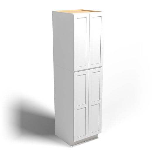 Special Order - 24" x 90" Wall Pantry Arcadia White - WP2490 Arcadia White GHI Pantries SPACW Special Order