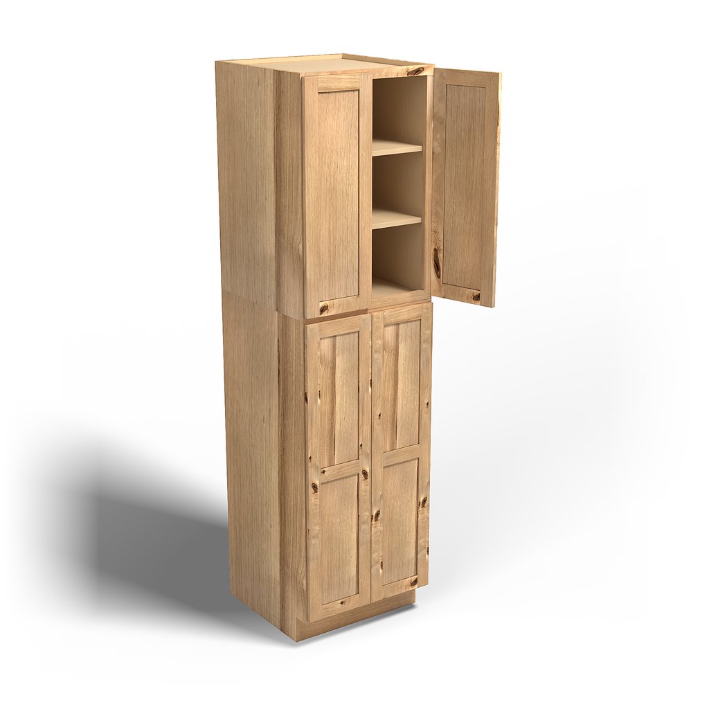 Special Order - 24" x 90" Wall Pantry Frontier Shaker - WP2490 Frontier Shaker GHI Pantries Special Order SPFTS