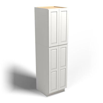 Special Order - 24" x 90" Wall Pantry Newport White - WP2490 GHI Newport White Pantries Special Order SPNPW