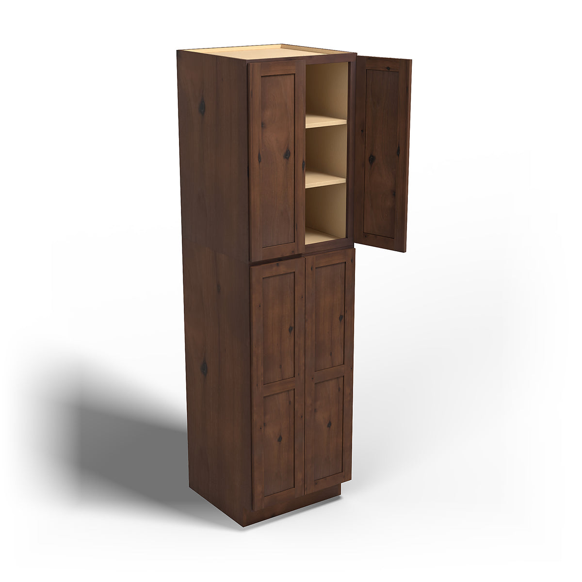 Special Order - 24" x 90" Wall Pantry Rustic Walnut - WP2490 GHI Pantries Rustic Walnut Special Order SPRWS