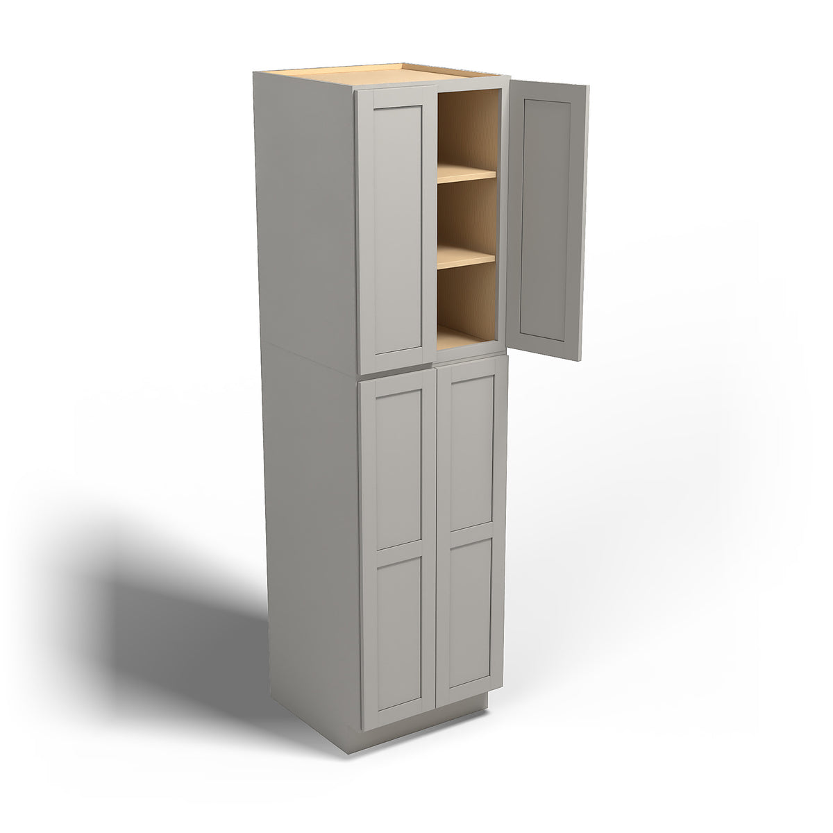 Special Order - 24" x 90" Wall Pantry Stone Harbor Gray - WP2490 GHI Pantries Special Order SPSHG Stone Harbor Gray