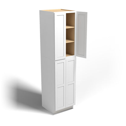Special Order - 24" x 96" Wall Pantry Arcadia White Shaker - WP2496 Arcadia White GHI Pantries SPACW Special Order