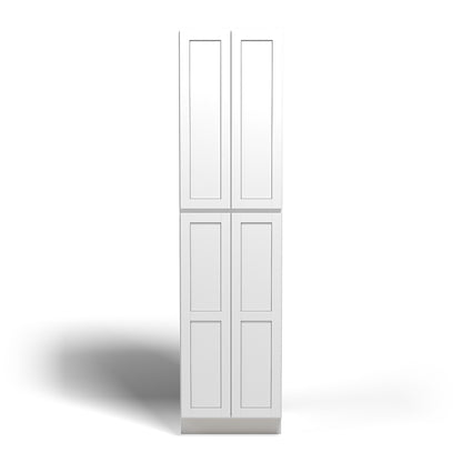 Special Order - 24" x 96" Wall Pantry Arcadia White Shaker - WP2496 Arcadia White GHI Pantries SPACW Special Order