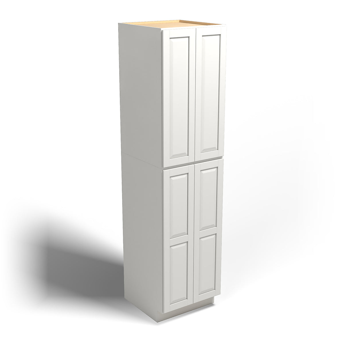 Special Order - 24" x 96" Wall Pantry Newport White - WP2496 GHI Newport White Pantries Special Order SPNPW