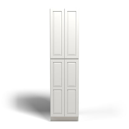 Special Order - 24" x 96" Wall Pantry Newport White - WP2496 GHI Newport White Pantries Special Order SPNPW