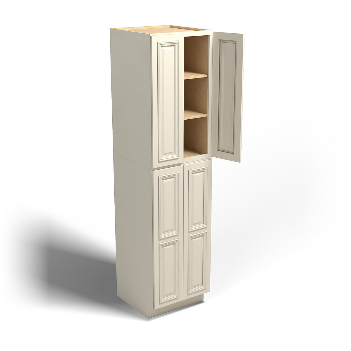 Special Order - 24" x 96" Wall Pantry Nantucket Linen - WP2496 GHI Nantucket Linen Pantries Special Order SPNTL