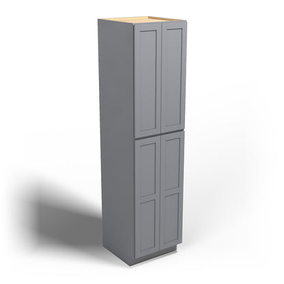 Special Order - 24" x 96" Wall Pantry Pacific Gray - WP2496 GHI Pacific Gray Pantries Special Order SPPGS
