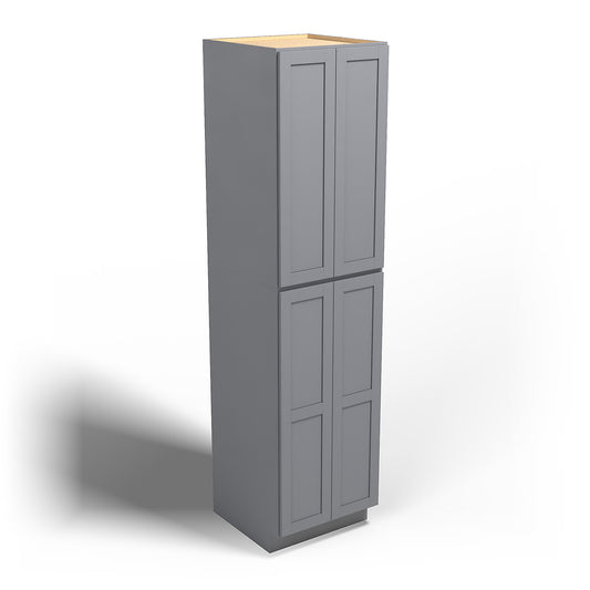 Special Order - 24" x 96" Wall Pantry Pacific Gray - WP2496 GHI Pacific Gray Pantries Special Order SPPGS