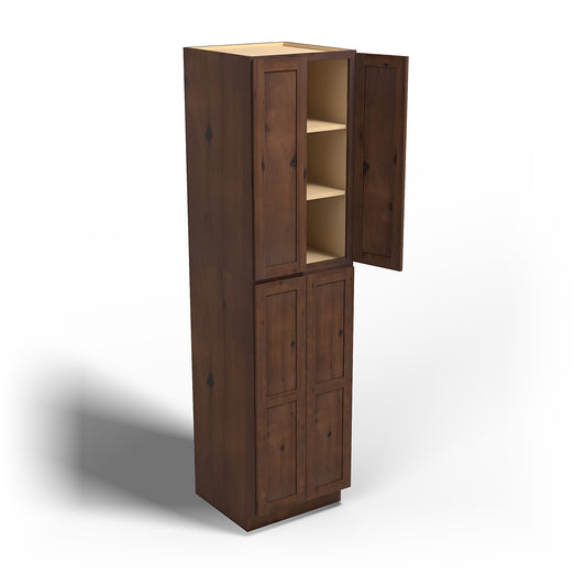 Special Order - 24" x 96" Wall Pantry Rustic Walnut - WP2496 GHI Pantries Rustic Walnut Special Order SPRWS