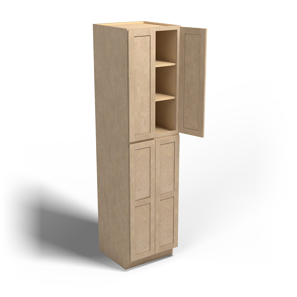 Special Order - 24" x 96" Wall Pantry Sonona Wheat - WP2496 GHI Pantries Sonona Wheat Special Order SPSNW