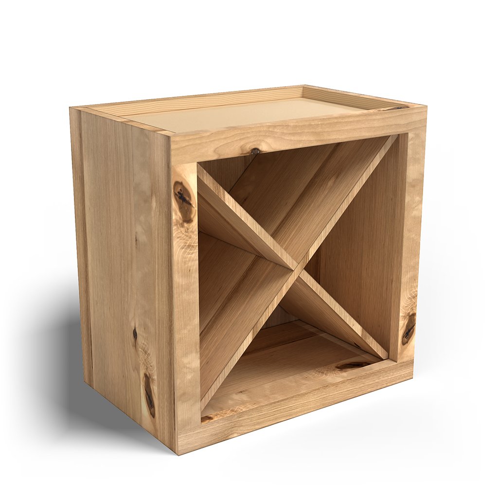 Special Order - 18" x 18" Wine Rack Frontier Shaker - WR1818 Frontier Shaker GHI GHI Accessories Special Order SPFTS Wine Rack