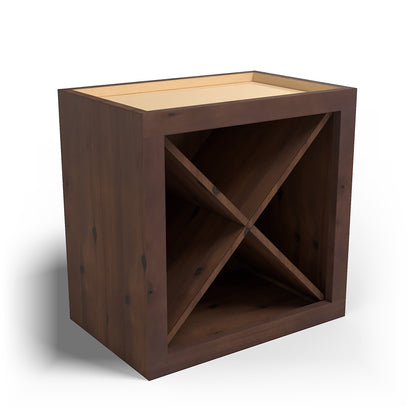 Special Order - 18" x 18" Wine Rack Rustic Walnut - WR1818 GHI GHI Accessories Rustic Walnut Special Order SPRWS Wine Rack