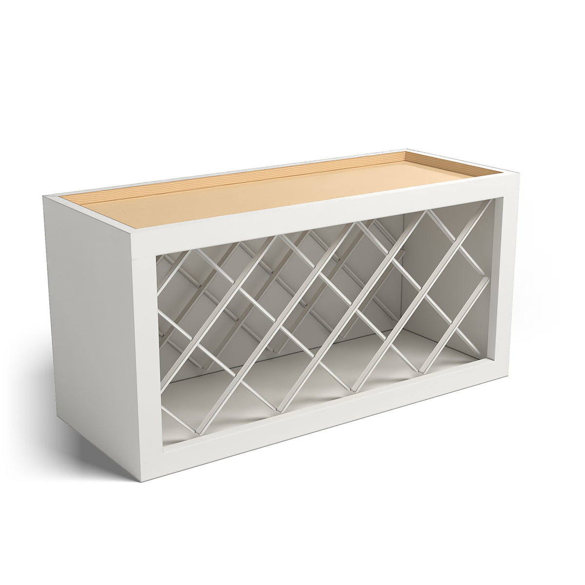 Special Order - 30" x 15" Wine Rack Newport White - WR3015 GHI GHI Accessories Newport White Special Order SPNPW Wine Rack