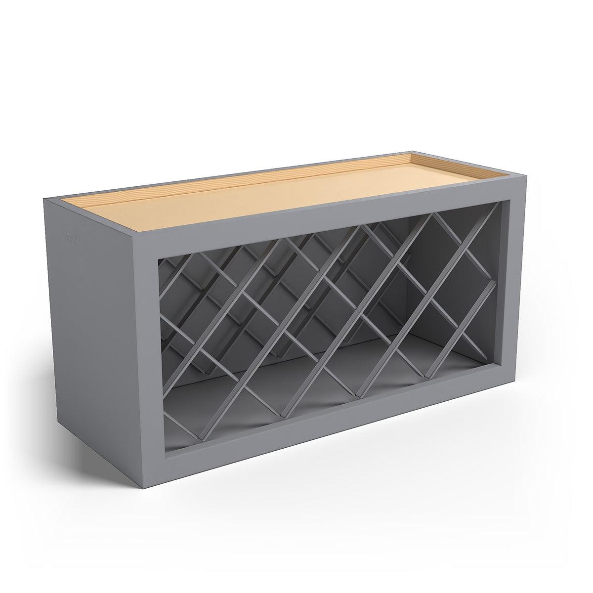 Special Order - 30" x 15" Wine Rack Pacific Gray - WR3015 GHI GHI Accessories Pacific Gray Special Order SPPGS Wine Rack