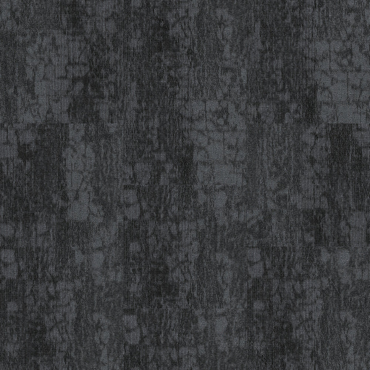 Shaw Structure carpet tile in Chrome Black, ashlar layout