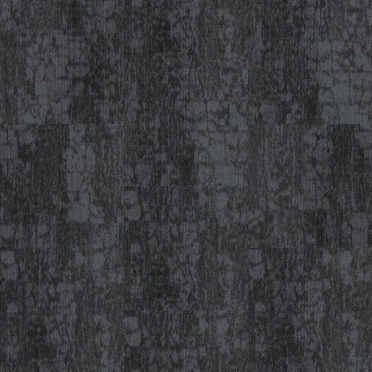 Shaw Structure carpet tile in Chrome Black, ashlar layout