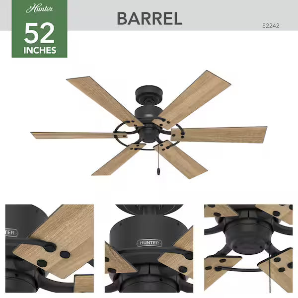 Barrel 52" Indoor/Outdoor Fan FALSE