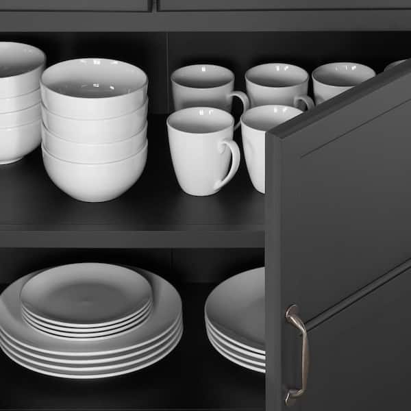 Black Kitchen Pantry