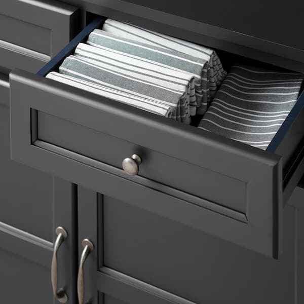 Black Kitchen Pantry