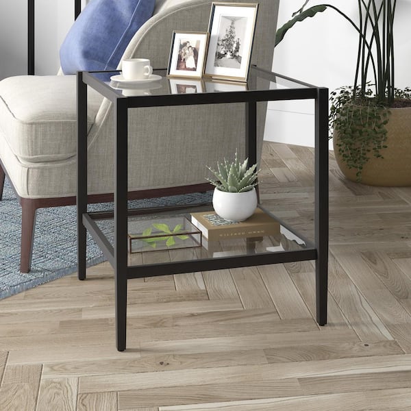 Hera 20 in" Glass End Table