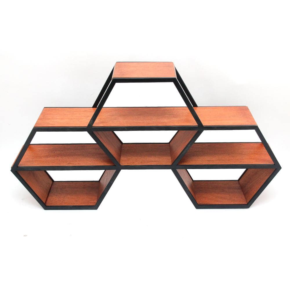 Hexagonal Floating Shelf
