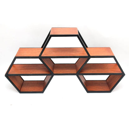 Hexagonal Floating Shelf