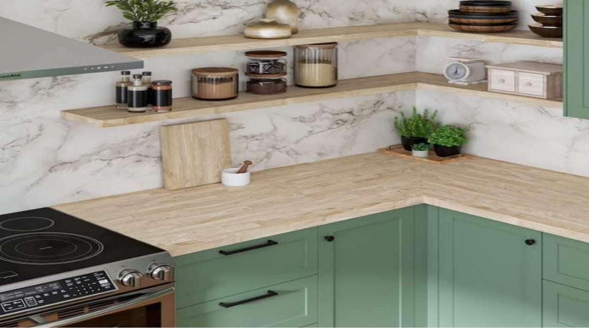 Butcher Block - Hevea 12ft. FALSE