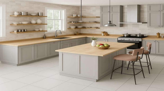 Butcher Block - White Oak 8ft FALSE location-set