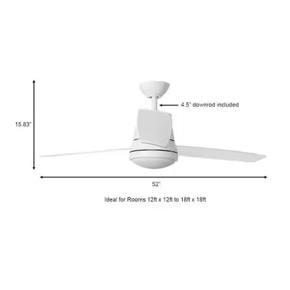 Caprice 52" LED Fan