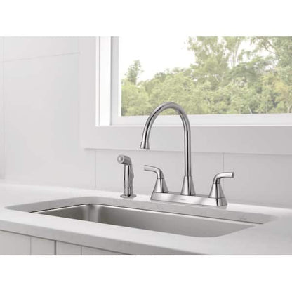 2-Handle Kit Faucet w/Sprayer
