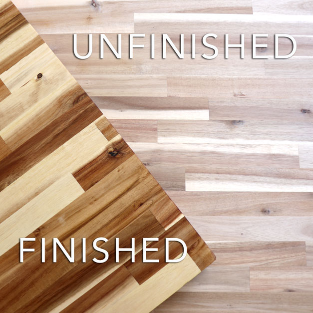 Acacia Butcher Block 4'