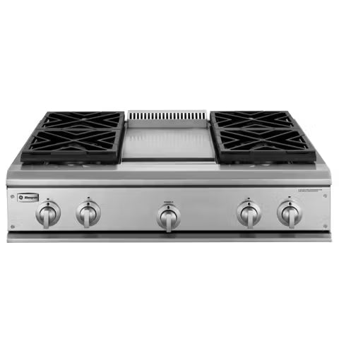 GE 36" Gas Cooktop w/ Griddle