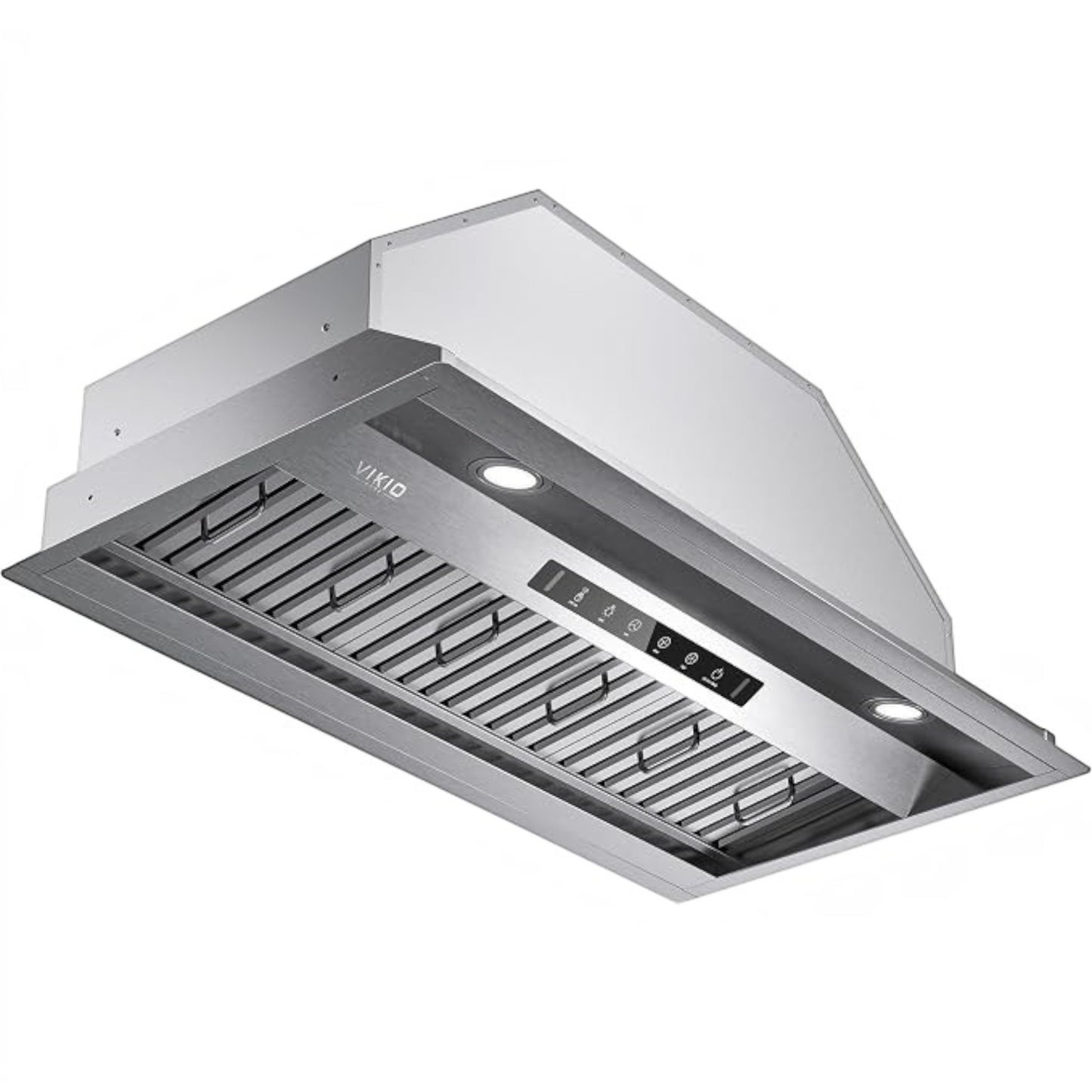 GDM Habitat for Humanity ReStore 42-inch stainless steel built-in range hood insert with integrated LED lighting