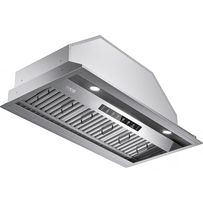 GDM Habitat for Humanity ReStore 42-inch stainless steel built-in range hood insert with integrated LED lighting