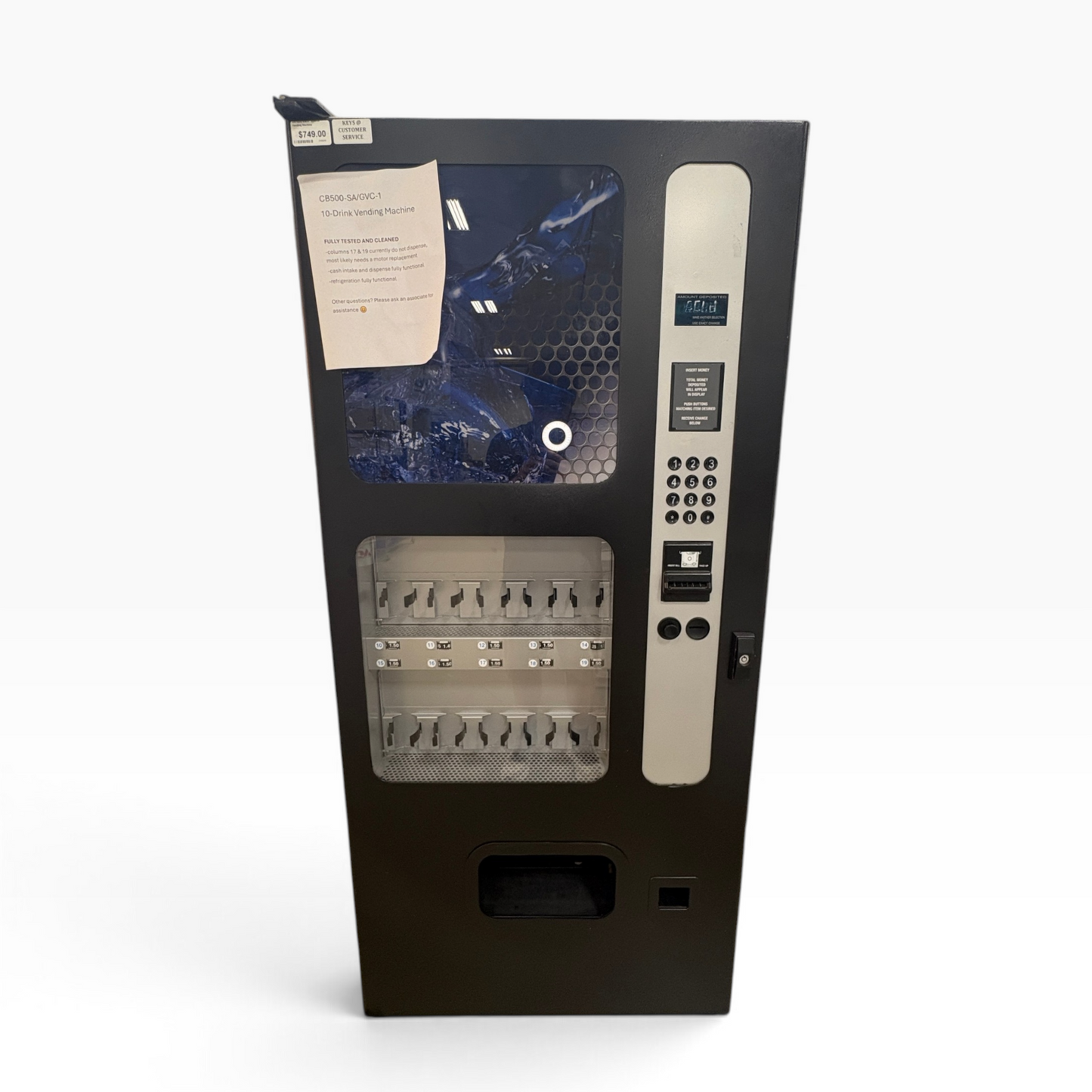 CB500 10-Drink Vending Machine