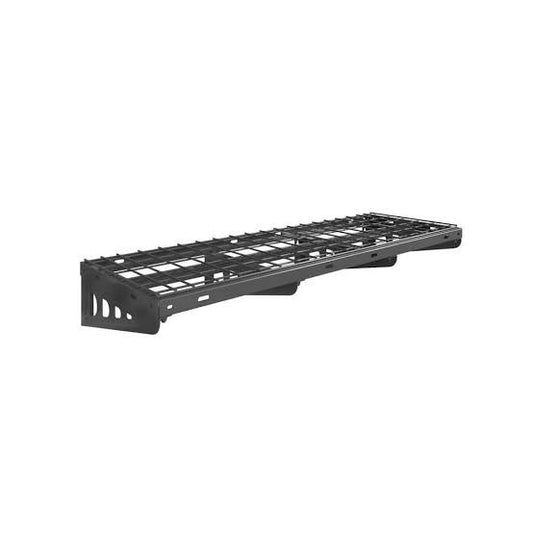 GDM Habitat for Humanity ReStore Fleximounts 48x16 black metal wall-mounted storage shelf with wire grid design