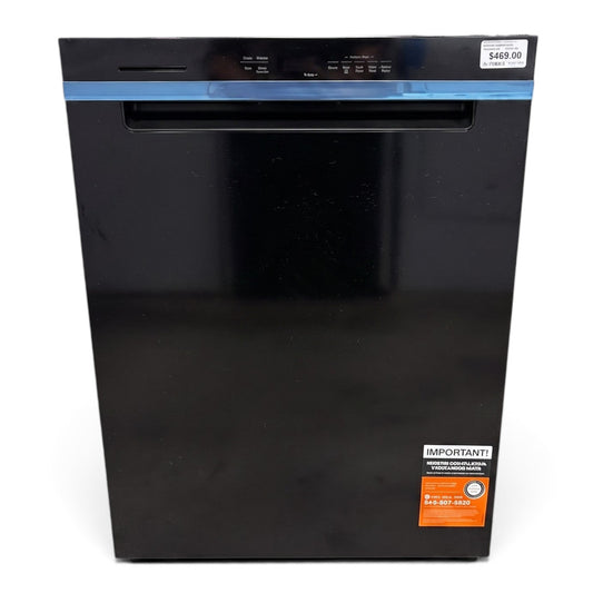 GDM Habitat for Humanity ReStore Whirlpool black top-control dishwasher with minor cosmetic handling marks