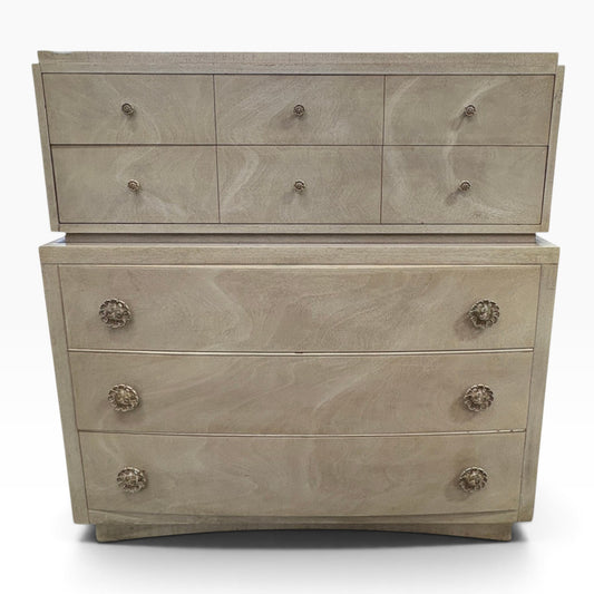 Blonde Mahogany Tall Dresser