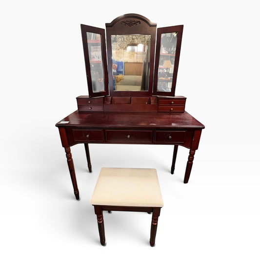 Cherry Makeup Vanity Set FALSE