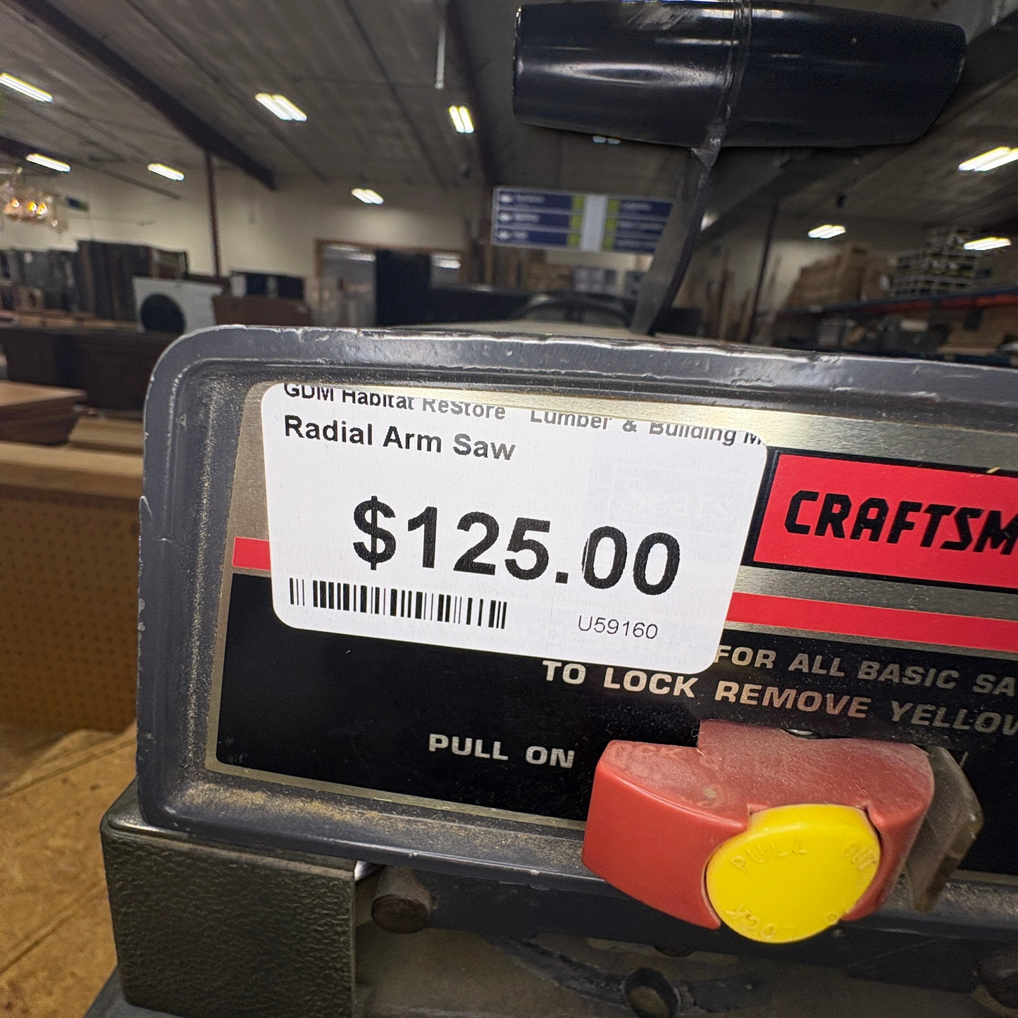Craftsman 10in Radial Arm Saw