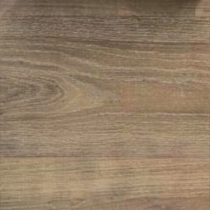 GDM Habitat for Humanity ReStore driftwood oak laminate flooring with a natural wood grain texture