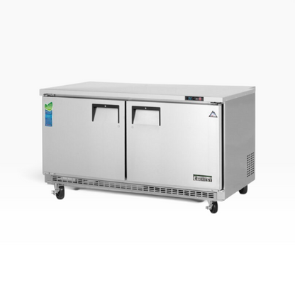 Everest Commercial Two Door Refrigerated Prep Table